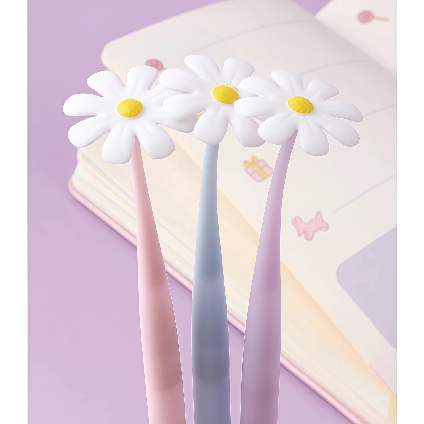 Daisy Wiggle Pen, 24-pcs
