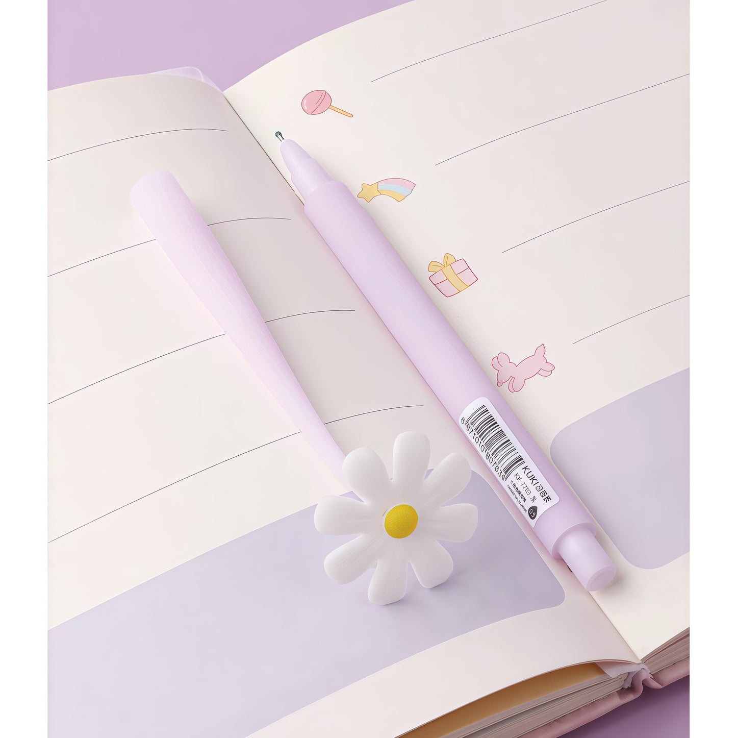 Daisy Wiggle Pen, 24-pcs