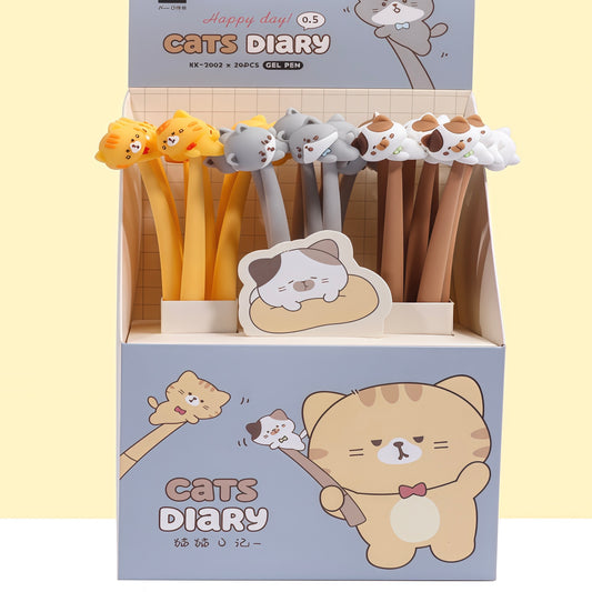 Daily Kitty Wiggle Pen, 24-pcs