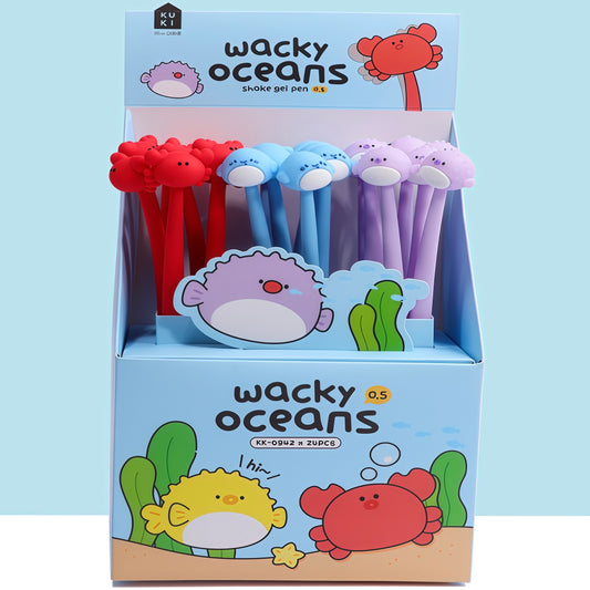 Wacky Ocean Wiggle Pen, 24-pcs