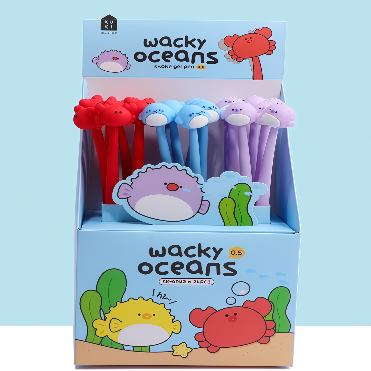 Ocean Animal Wiggle Pens, 432-pcs/set