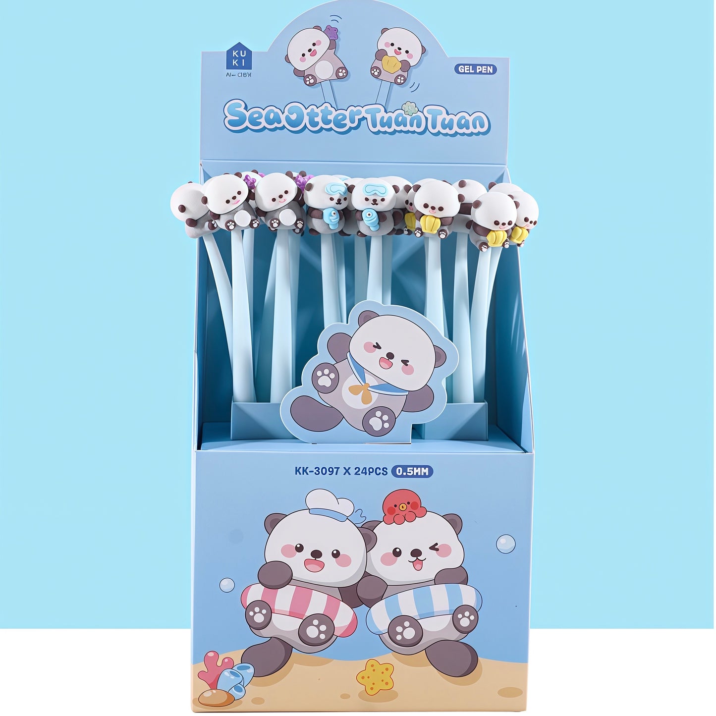 Sea Otter Wiggle pen, 24-pcs