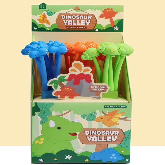 Dinosaur Vally Wiggle Pen, 24-pcs