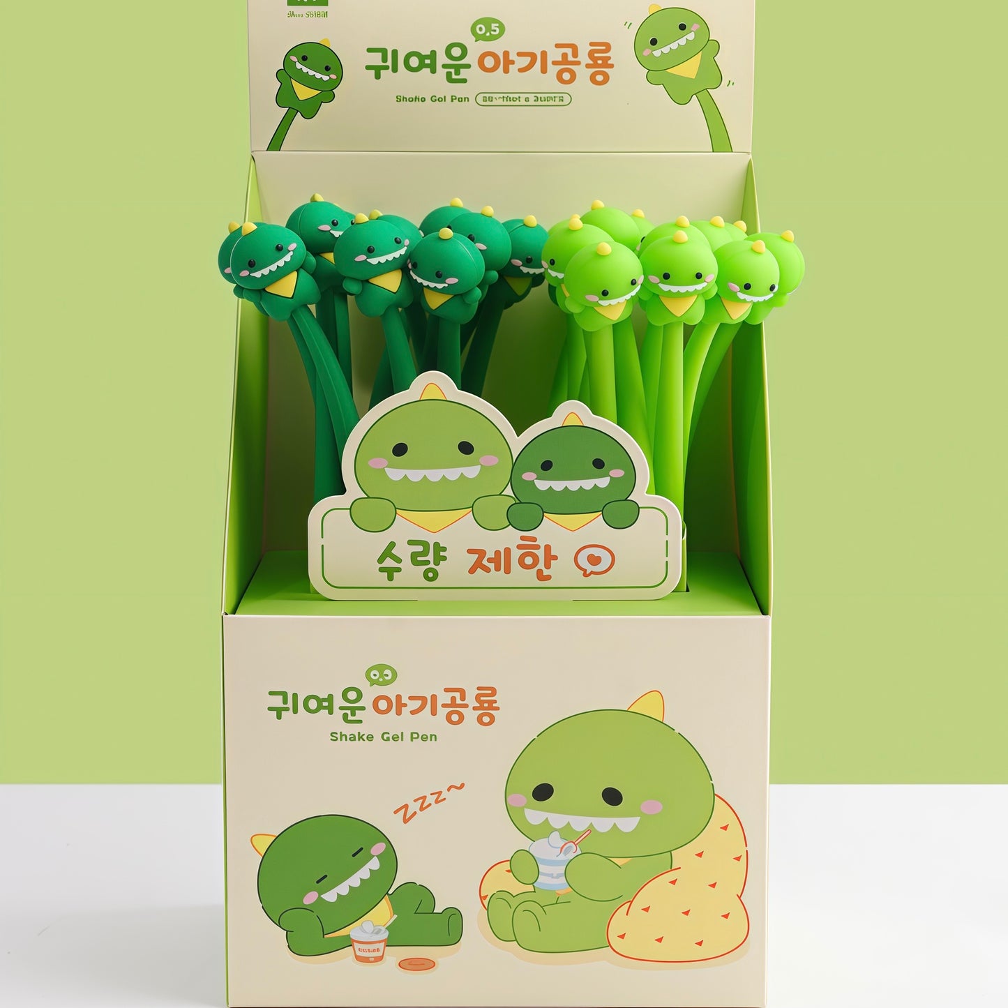 Baby Dino Wiggle Pen, 24-pcs