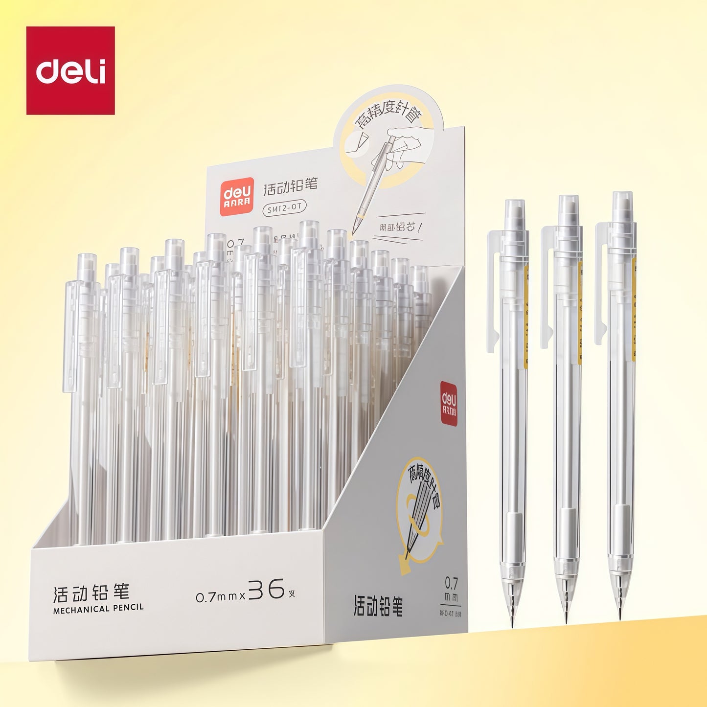 Deli SH012 Mechanical Pencil, 36-pcs