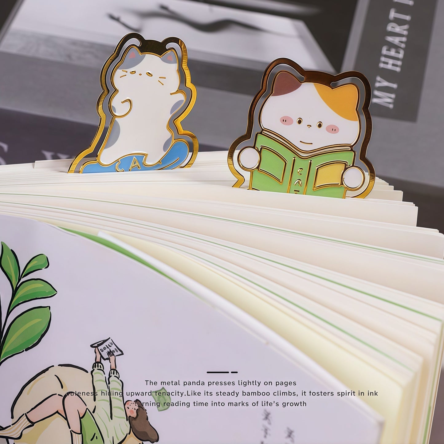 Animal Metal Bookmark, 30-packs