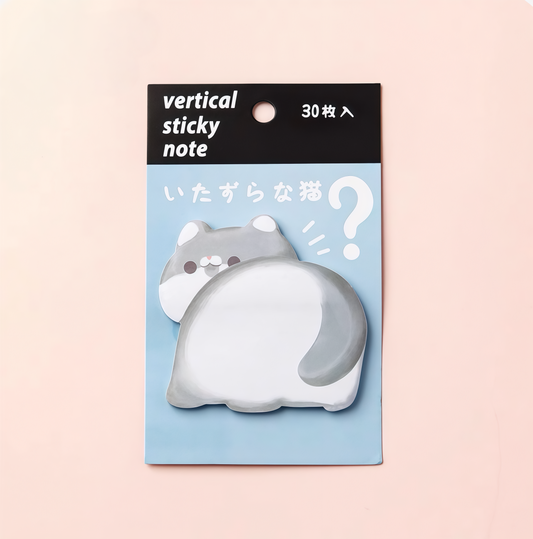 Cute Animal Sticker Notes, 20-packs