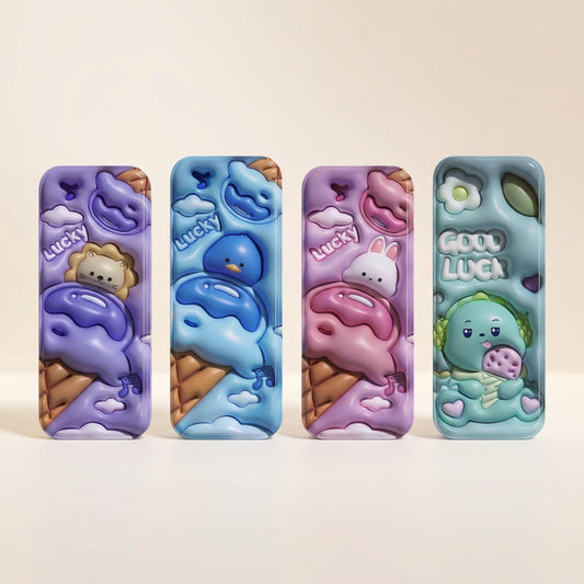 Metal Tin Pencil Case, 192-pcs/set