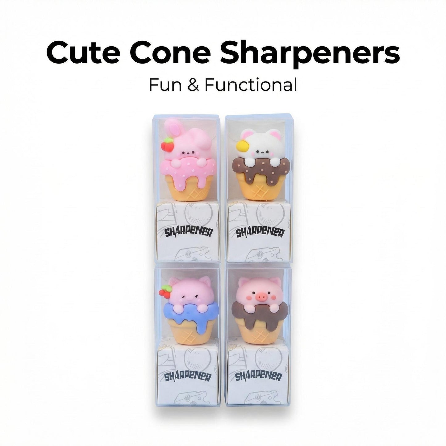 Animal Mini Pencil Sharpener, 576-pcs/set