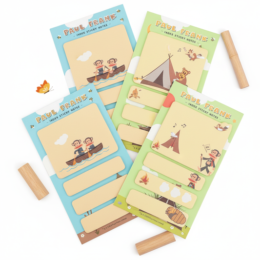 Sticky notes white background